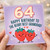 Granddad 64th Birthday Card, Happy Birthday to the Berry Best Grandad Strawberry Card