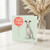 Happy Birthday Dog Balloon Card - Whippet/Greyhound Illustration on Soft Green - Cute Birthday Card for Dog Lovers, Friends & Family
