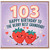 Granddad 103rd Birthday Card, Happy Birthday to the Berry Best Grandad Card