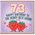 73rd Birthday Card for Cousin, Happy Birthday to the Berry Best Cousin Strawberry Card