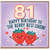 81st Birthday Card for Cousin, Happy Birthday to the Berry Best Cousin