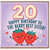 20th Birthday Card for Sister, Happy Birthday to the Berry Best Sister Cute Strawberry Design