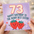 73rd Birthday Card for Sister, Happy Birthday to the Berry Best Sister