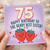 75th Birthday Card for Sister, Berry Best Sister Birthday Card