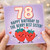 78th Birthday Card for Sister, Berry Best Sister Birthday Card