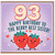 93rd Birthday Card for Sister, Happy Birthday to the Berry Best Sister