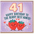 41st Birthday Card for Auntie, Happy Birthday to the Berry Best Auntie Card