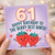61st Birthday Card for Auntie, Happy Birthday to the Berry Best Auntie Card