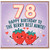 78th Birthday Card for Auntie, Berry Best Auntie Birthday Card