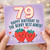 79th Birthday Card for Auntie, Happy Birthday to the Berry Best Auntie Strawberry Card