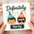 Definitely Forty 40th Birthday Card - Fun Party Hats and Confetti Cartoon Design - Milestone Humour Card for Him or Her