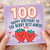100th Birthday Card for Auntie, Happy Birthday to the Berry Best Auntie Strawberry Design