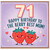 71st Birthday Card for Mum, Happy Birthday to the Berry Best Mum