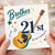 Brother 21st Birthday Card, Musical Guitar Birthday Card