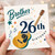 Brother 26th Birthday Card, Music Themed Guitar Birthday Card