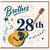 Brother 28th Birthday Card, Musical Guitar Birthday Card