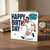 Funny Football Birthday Card for Him - Striker Cupping Ear with 'What's that? It's your birthday?!' - Bold HAPPY BIRTHDAY Design for Footy Fans, Dad, Son, Brother