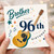 Brother 96th Birthday Card, Music Themed Birthday Card