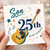 Son 25th Birthday Card, Musical Guitar Birthday Card