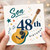 Son 48th Birthday Card, Guitar Music Design