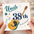 Uncle 38th Birthday Card, Musical Guitar Happy Birthday Card