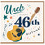 Uncle 46th Birthday Card, Happy 46th Birthday Guitar Music Card