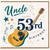 Uncle 53rd Birthday Card, Musical Guitar Happy Birthday Card