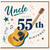 Uncle 55th Birthday Card, Musical Guitar Birthday Card