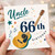 Uncle 66th Birthday Card, Happy 66th Birthday Guitar Card