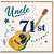 Uncle 71st Birthday Card, Musical Guitar Birthday Card