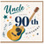 Uncle 90th Birthday Card, Musical Guitars Happy 90th Birthday Card