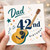 Dad 42nd Birthday Card, Musical Guitar Birthday Card for Dad