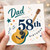 58th Birthday Card for Dad, Musical Guitar Happy Birthday Card