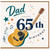 Dad 65th Birthday Card, Happy Birthday Musical Guitar Card