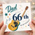 Dad 66th Birthday Card, Musical Guitar Birthday Card for Dad