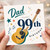 99th Birthday Card for Dad, Musical Guitar Happy Birthday Card