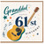 Granddad 61st Birthday Card, Musical Guitar Design
