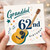 Granddad 62nd Birthday Card, Musical Guitar Birthday Card for Grandad