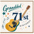 Granddad 71st Birthday Card, Musical Guitar Design