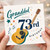 Granddad 73rd Birthday Card, Happy Birthday Guitar Design