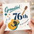 Granddad 76th Birthday Card, Musical Guitar Design