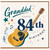 Granddad 84th Birthday Card, Musical Guitar Birthday Card