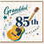 Granddad 85th Birthday Card, Musical Guitar Birthday Card