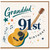 Granddad 91st Birthday Card, Musical Guitar Happy Birthday Card