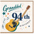 Granddad 94th Birthday Card, Musical Guitar Design Happy 94th Birthday Card