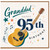 Granddad 95th Birthday Card, Musical Guitar Birthday Card