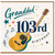 Granddad 103rd Birthday Card, Musical Guitar Happy Birthday Card