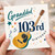 Granddad 103rd Birthday Card, Musical Guitar Happy Birthday Card