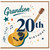 20th Birthday Card for Grandson, Happy Birthday Guitar Music Design