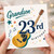 Grandson 23rd Birthday Card, Musical Guitar Happy Birthday Card